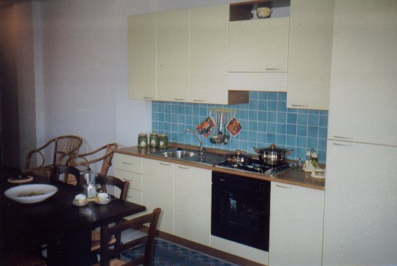 The kitchen
                in our self catering apartments