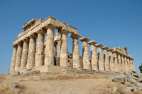 Greek temple at Selinunte.